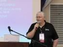 QST Editor Steve Ford, WB8IMY, speaks at the TAPR Forum during Hamvention 2018.